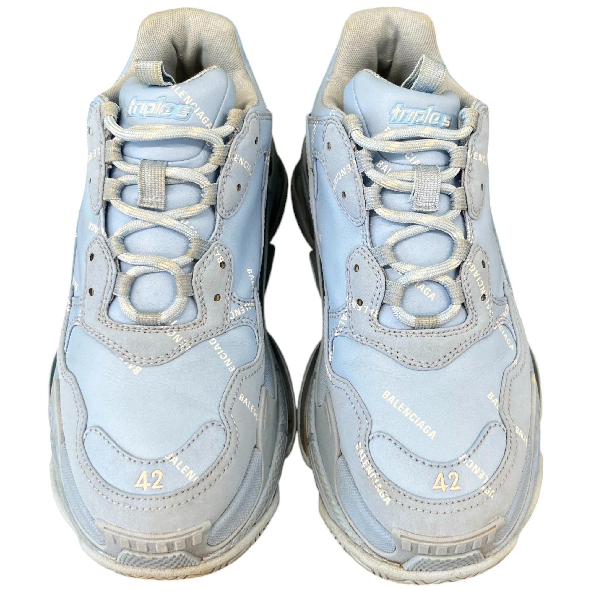 Men's Triple S Low Trainers Blue Size EU 42 / UK 8