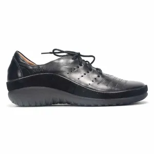 Naot Women's Kumara Lace Up Shoes- Black Combination
