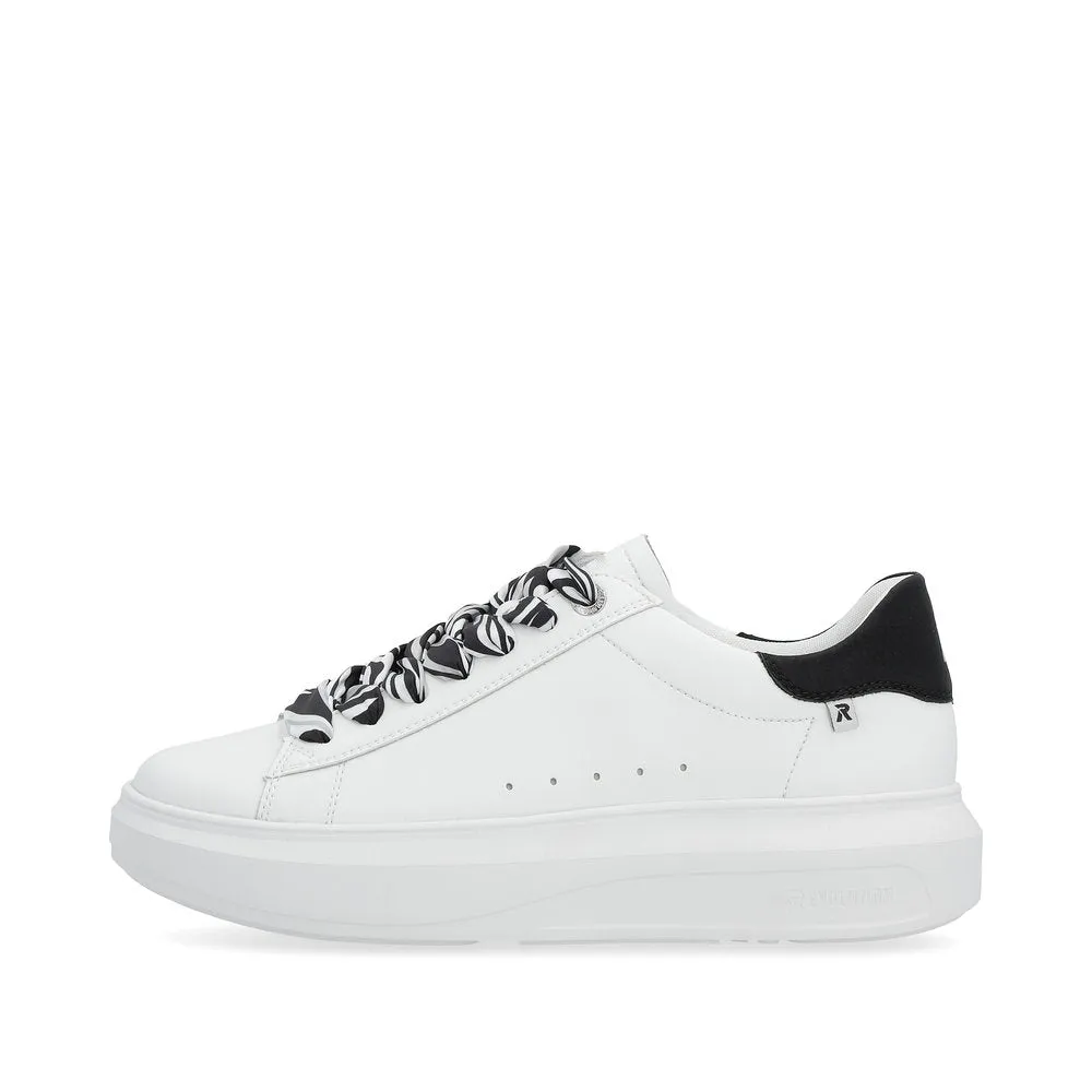 Rieker Evolution Ladies Contrast Lace Sneaker