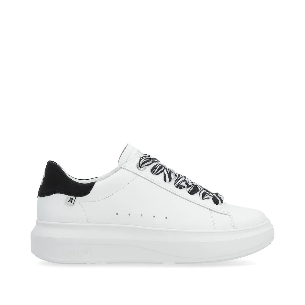 Rieker Evolution Ladies Contrast Lace Sneaker