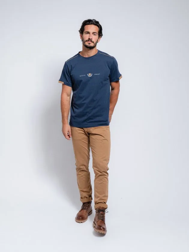SMF Caramel Brown Slim Fit Chino Pant