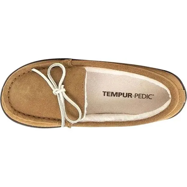 Women’s Tempur-Pedic Zada – Cozy Suede Moccasin with Plush Comfort