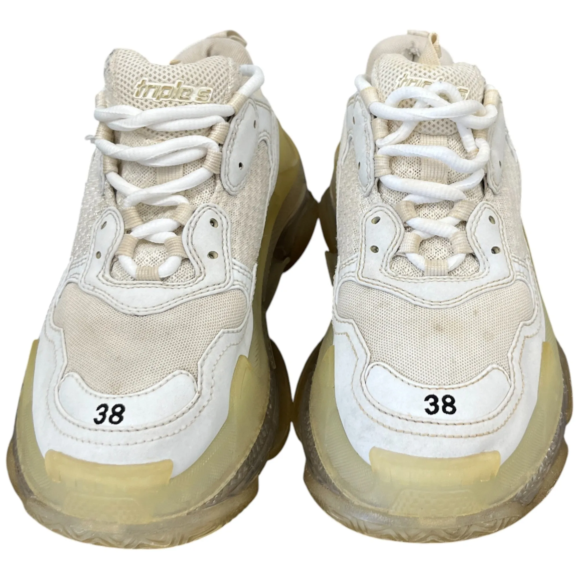 Women's Triple S Low Trainers White Size EU 38 / UK 5